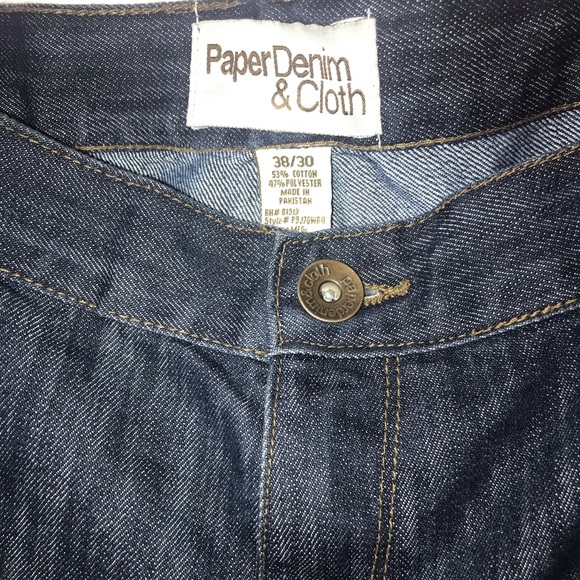 Men’s Paper Denim & Cloth Jeans. Dark denim. 38/30 - Picture 5 of 7